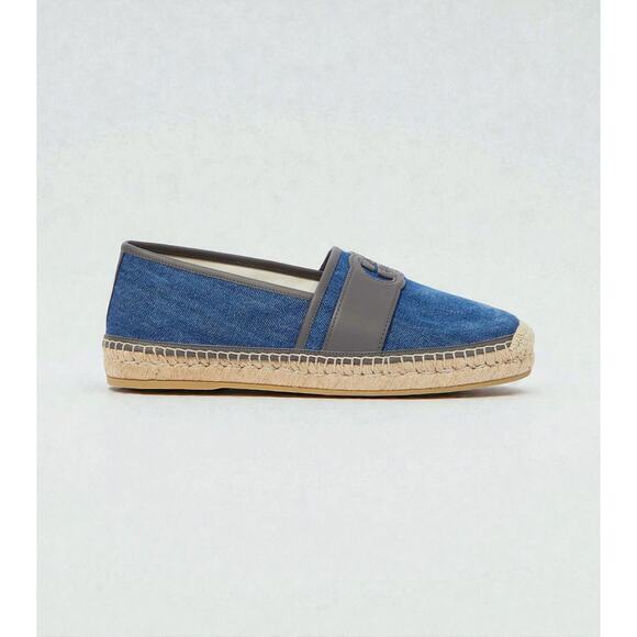 NIB Gucci Alejandro Denim Espadrilles Size UK7 US8 EU41 Authentic $800+ main image 6